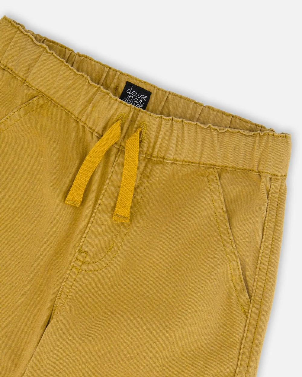 Twill Jogger Cargo Pants Ochre | Deux par Deux | Jenni Kidz