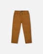 Twill Jogger Pants With Patch Pockets Brown | Deux par Deux | Jenni Kidz
