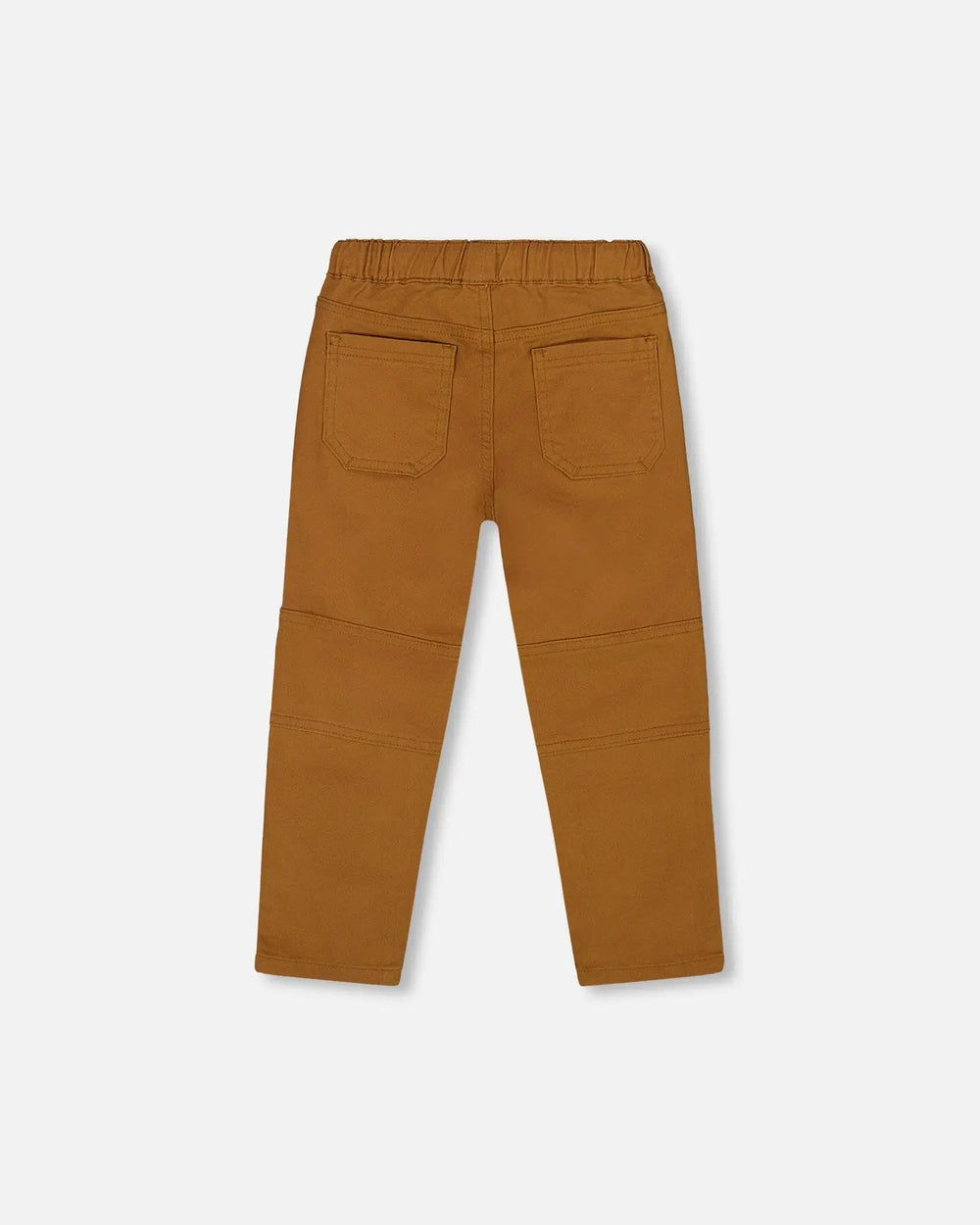 Twill Jogger Pants With Patch Pockets Brown | Deux par Deux | Jenni Kidz