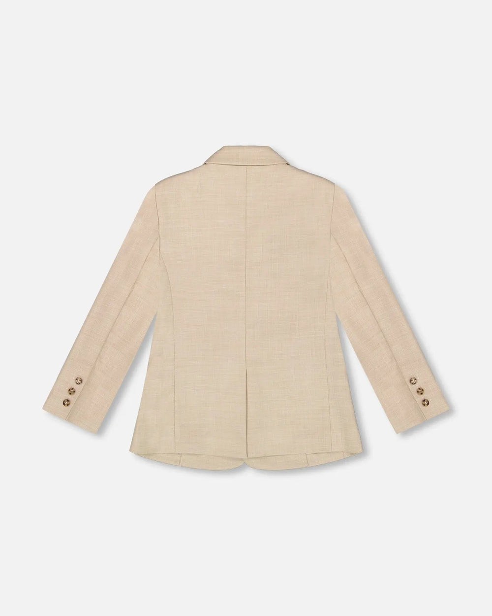 Two Button Blazer Light Taupe | Deux par Deux | Jenni Kidz