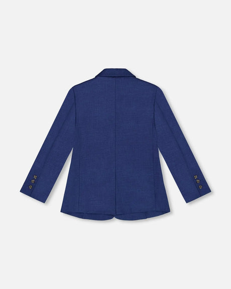 Two Button Blazer Navy Blue | Deux par Deux | Jenni Kidz