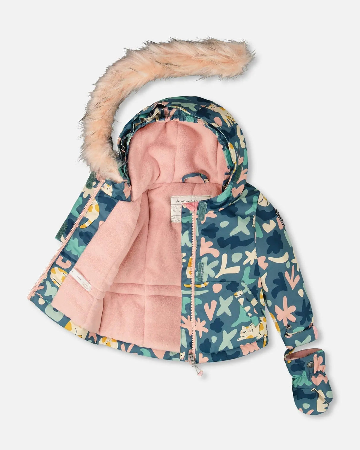 Two-Piece Baby Play Snowsuit Dusty Pink | Deux par Deux | Jenni Kidz