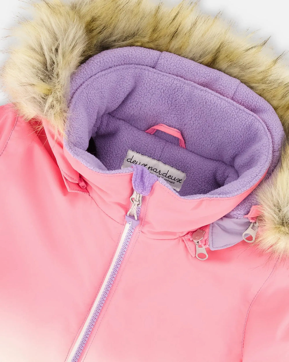 Two-Piece Play Snowsuit Black Retro Flower Print | Deux par Deux | Jenni Kidz