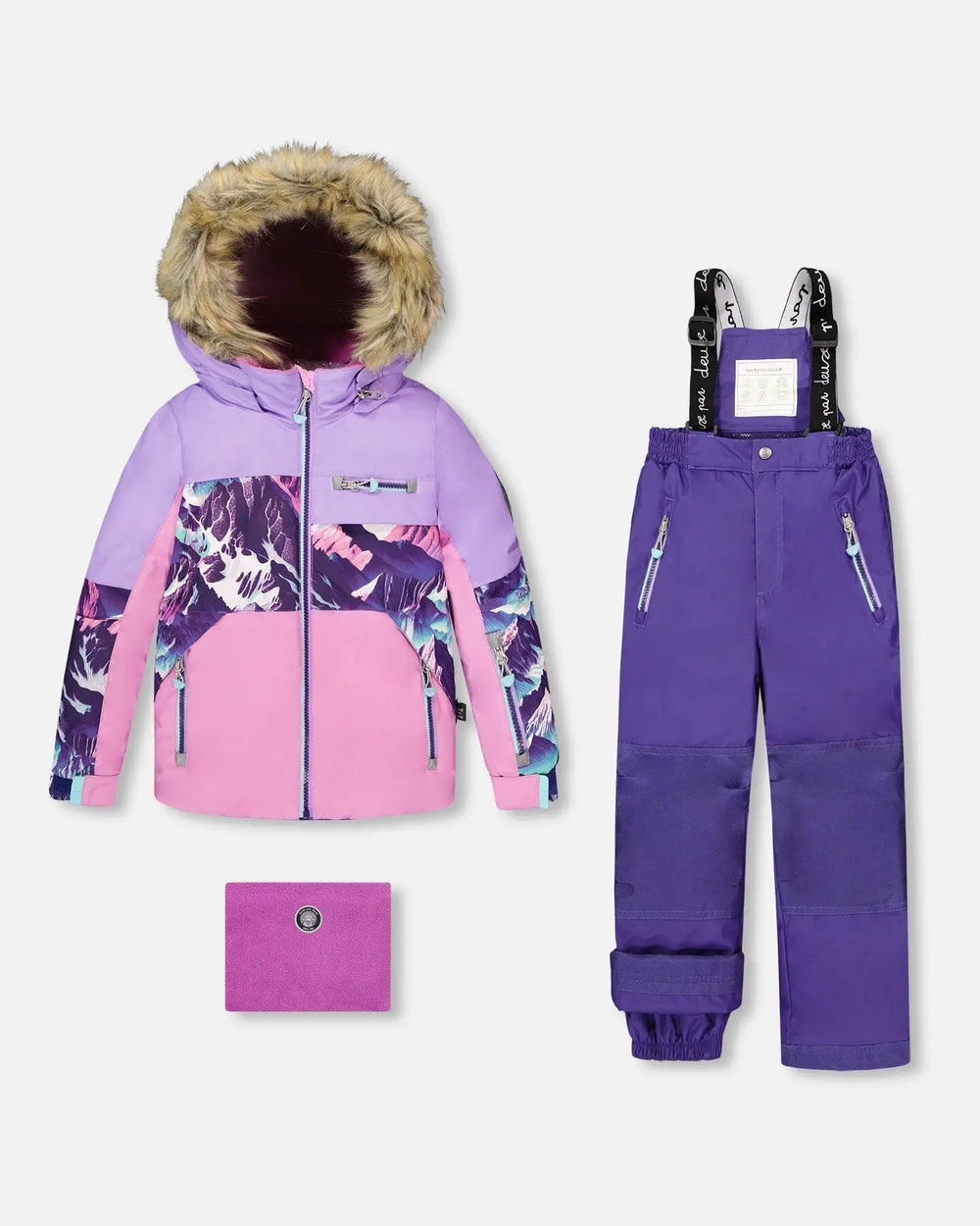 Two-Piece Play Snowsuit Dark Purple | Deux par Deux | Jenni Kidz