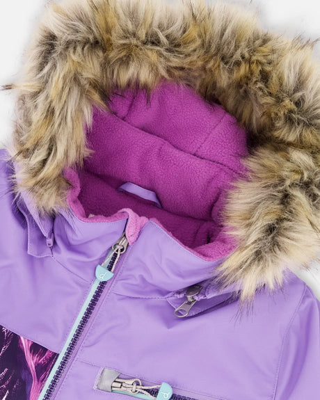 Two-Piece Play Snowsuit Dark Purple | Deux par Deux | Jenni Kidz