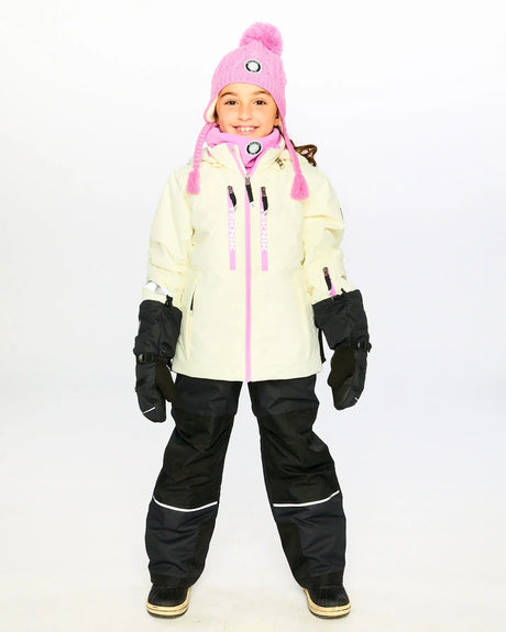 Two-Piece Play Snowsuit Off-White With Printed Pants | Deux par Deux | Jenni Kidz