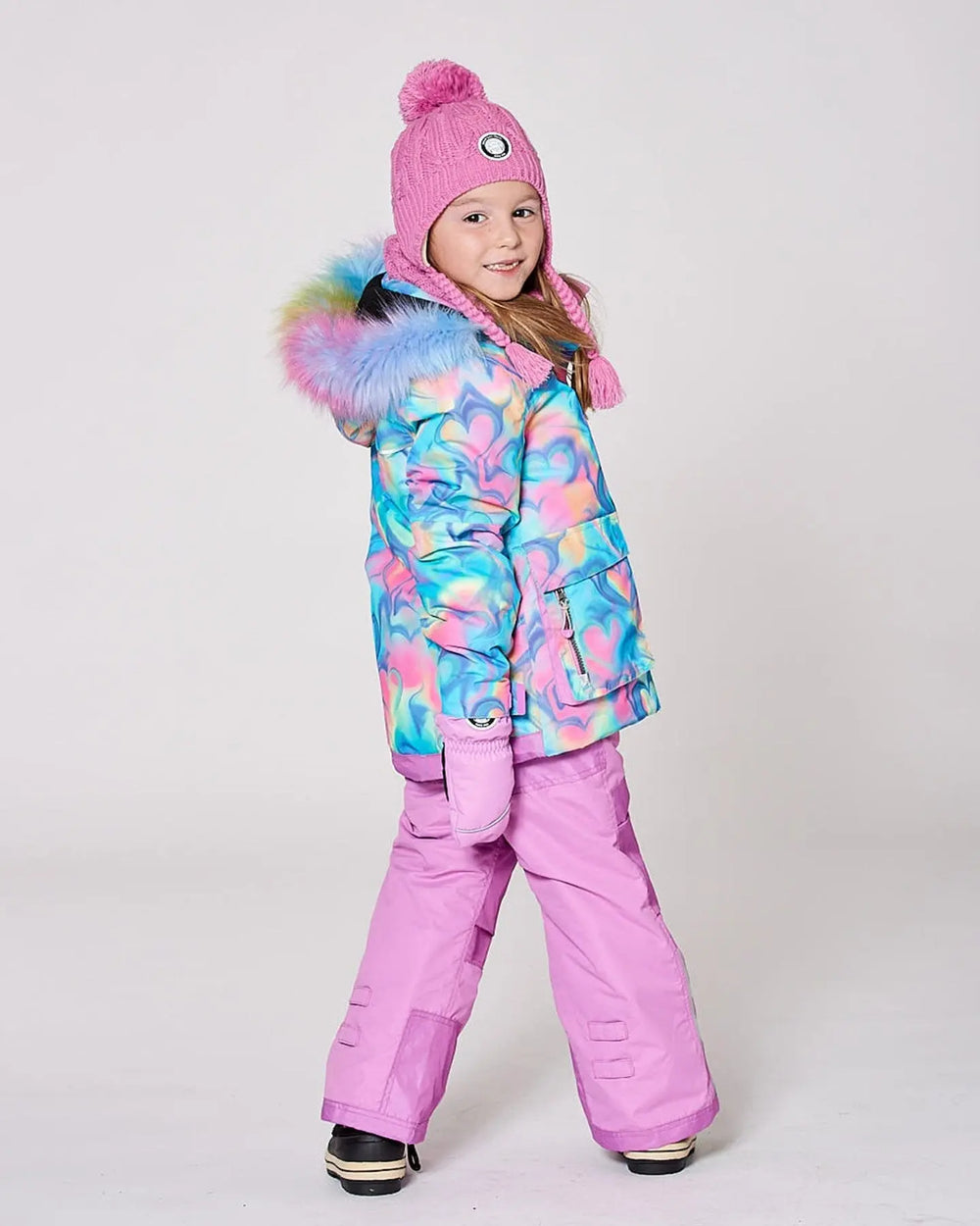 Two-Piece Play Snowsuit Purple | Deux par Deux | Jenni Kidz