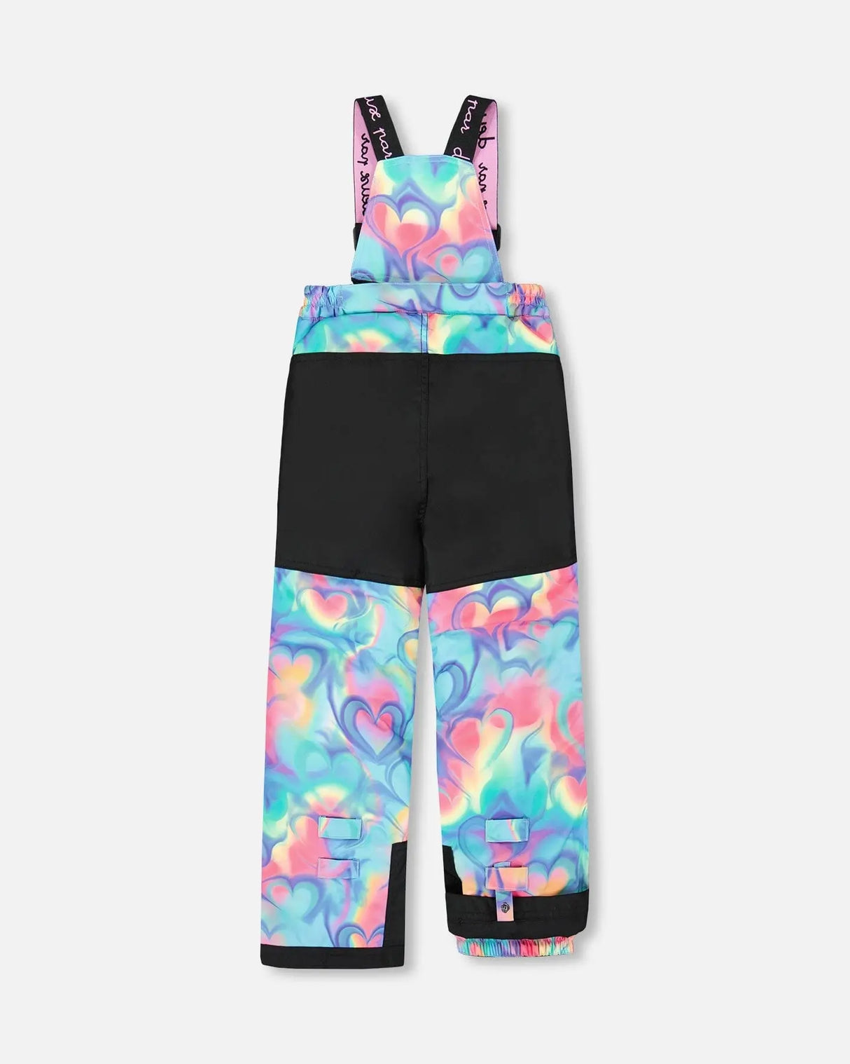Two-Piece Play Snowsuit Rainbow Heart Print | Deux par Deux | Jenni Kidz
