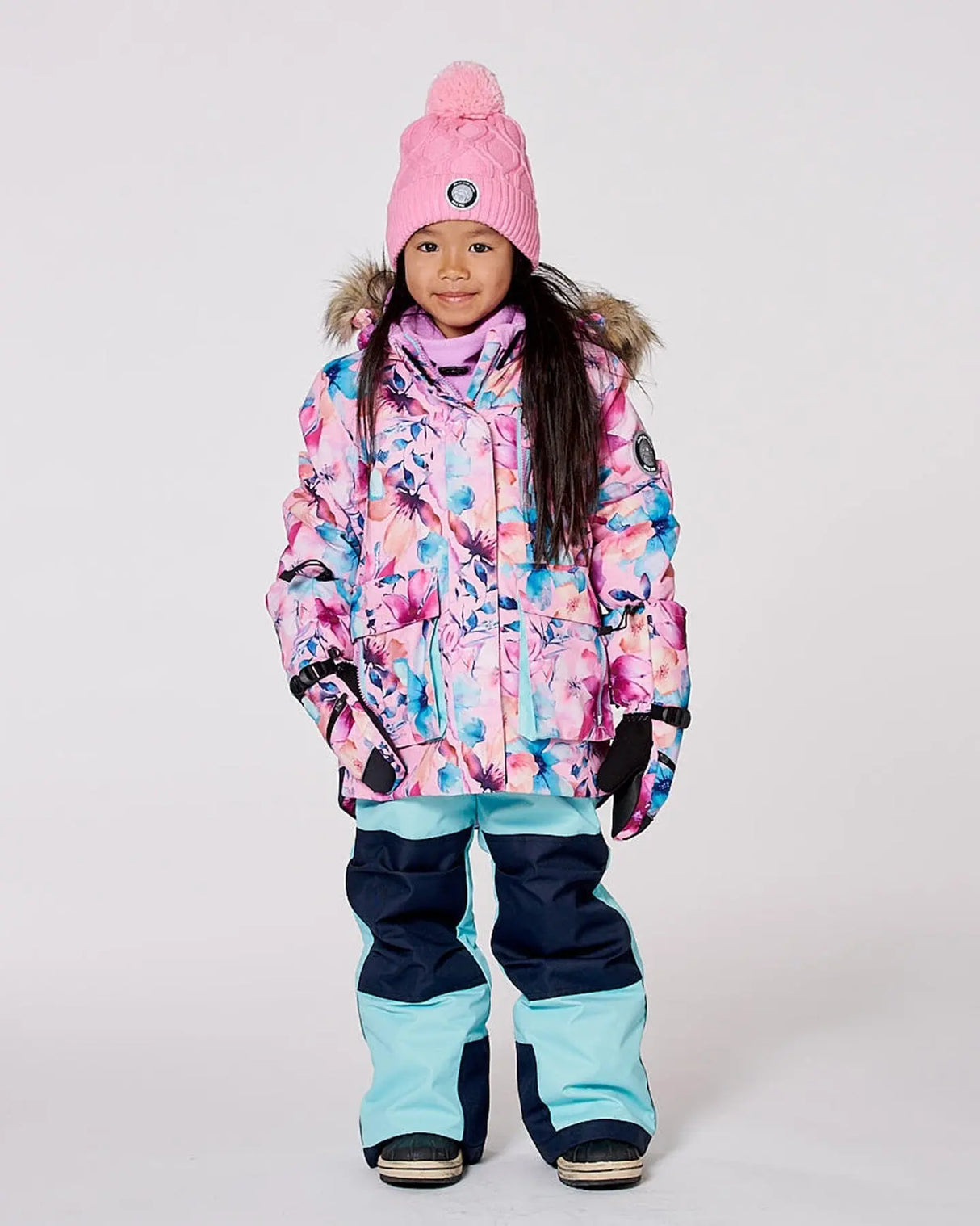 Two-Piece Play Snowsuit Turquoise Blue | Deux par Deux | Jenni Kidz