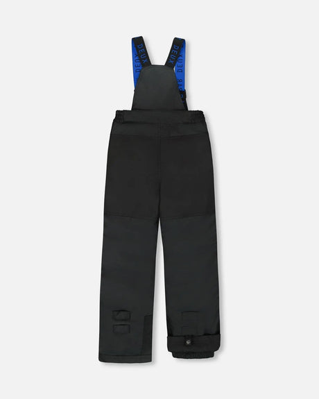 Two-Piece Play Snowsuit With Contrast Jacket Black | Deux par Deux | Jenni Kidz