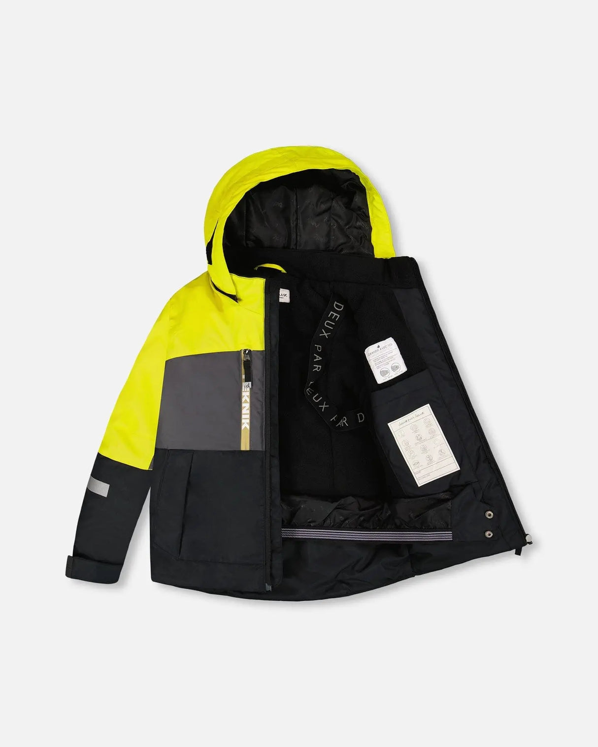 Two-Piece Teknik Snowsuit Colorblocked Light Khaki Green | Deux par Deux | Jenni Kidz