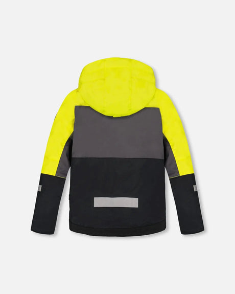 Two-Piece Teknik Snowsuit Colorblocked Light Khaki Green | Deux par Deux | Jenni Kidz