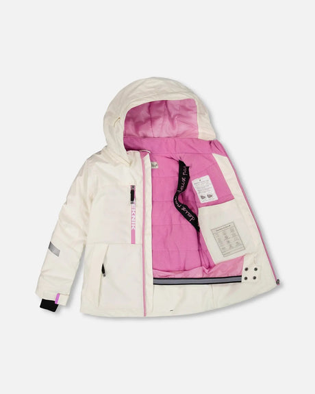 Two-Piece Teknik Snowsuit Off-White | Deux par Deux | Jenni Kidz