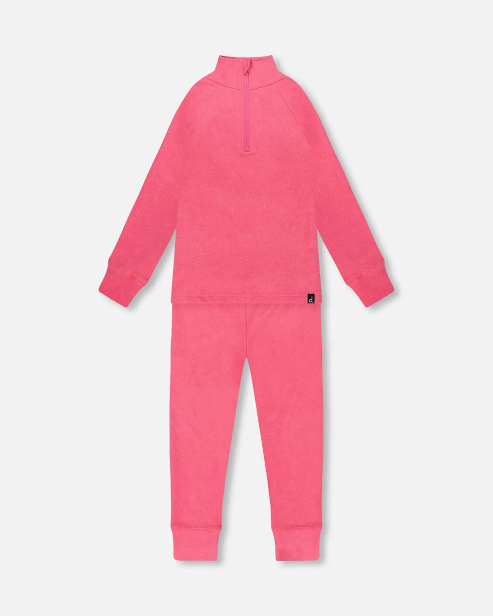 Two-Piece Thermal Underwear Set Candy Pink | Deux par Deux | Jenni Kidz
