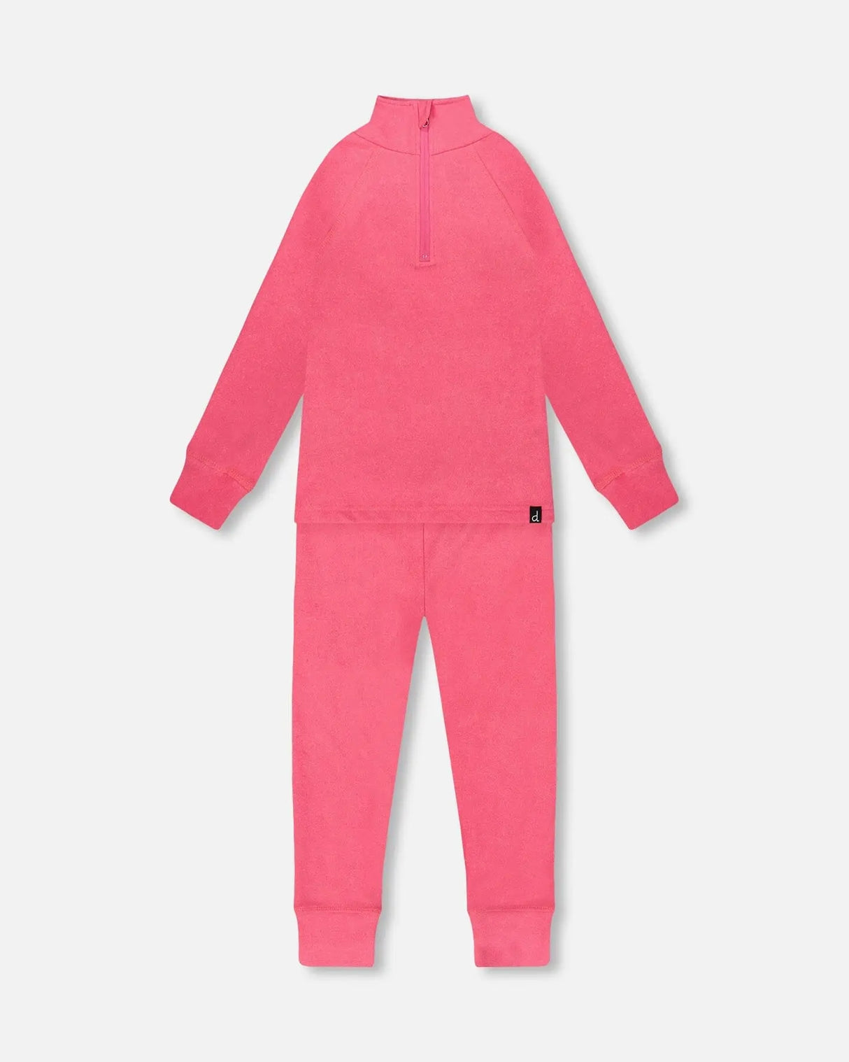 Two-Piece Thermal Underwear Set Candy Pink | Deux par Deux | Jenni Kidz