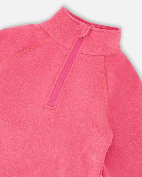 Two-Piece Thermal Underwear Set Candy Pink | Deux par Deux | Jenni Kidz