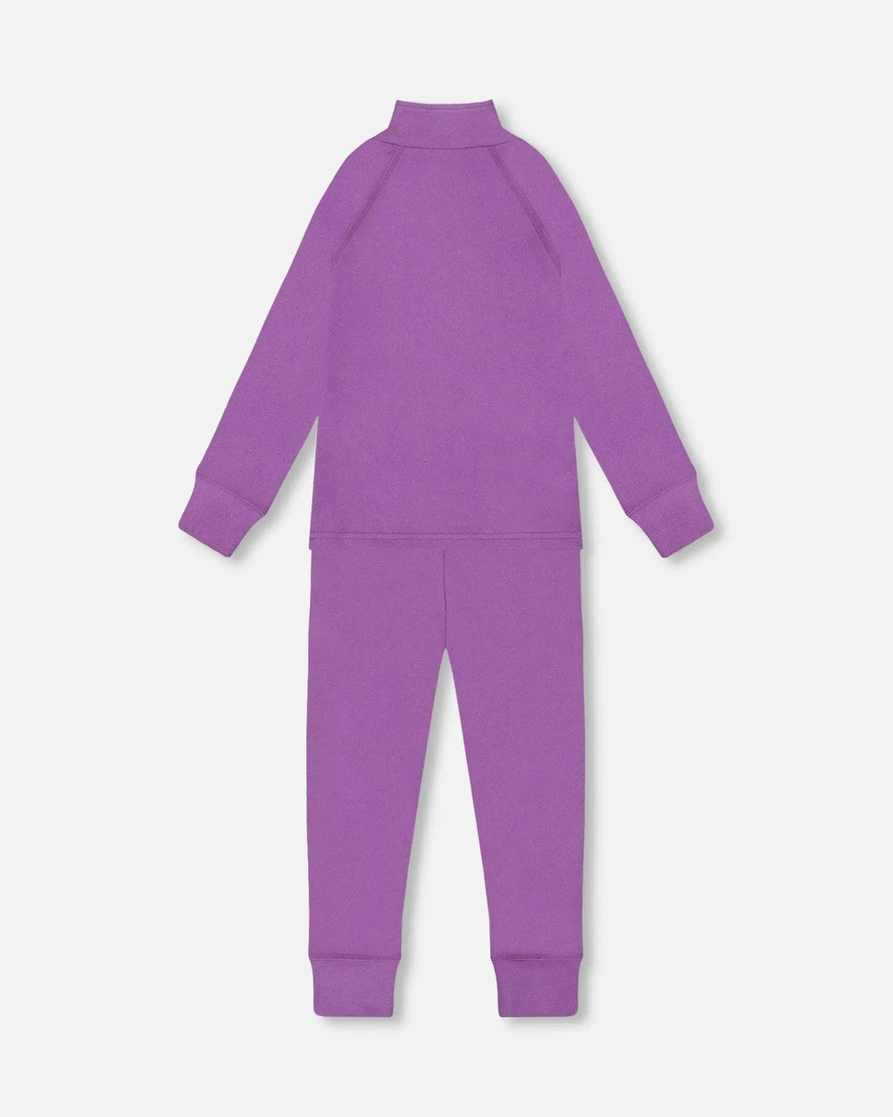 Two-Piece Thermal Underwear Set Lavender | Deux par Deux | Jenni Kidz