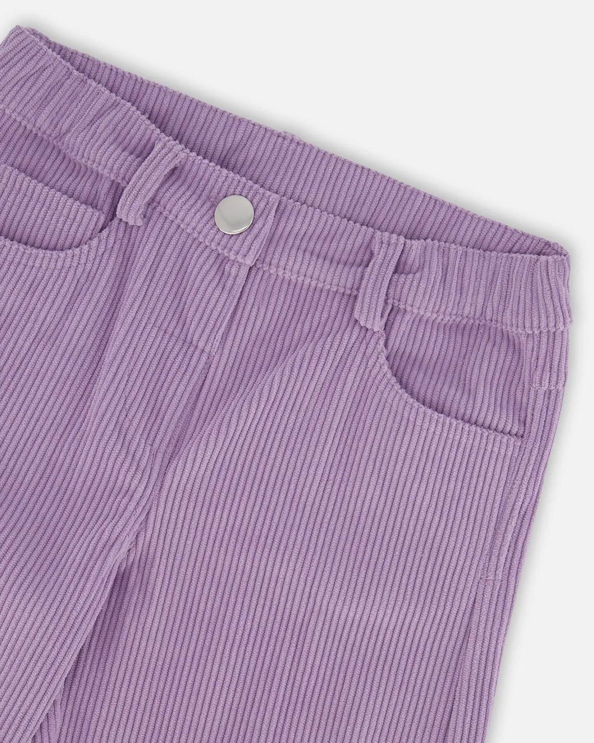 Wide Leg Corduroy Pants Lavender | Deux par Deux | Jenni Kidz