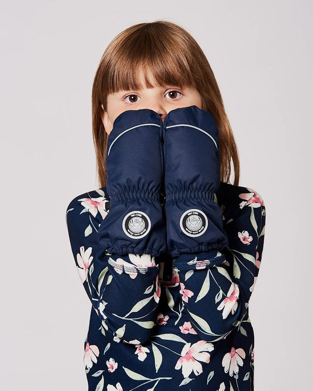 Winter Mittens Play Navy Blue | Deux par Deux | Jenni Kidz