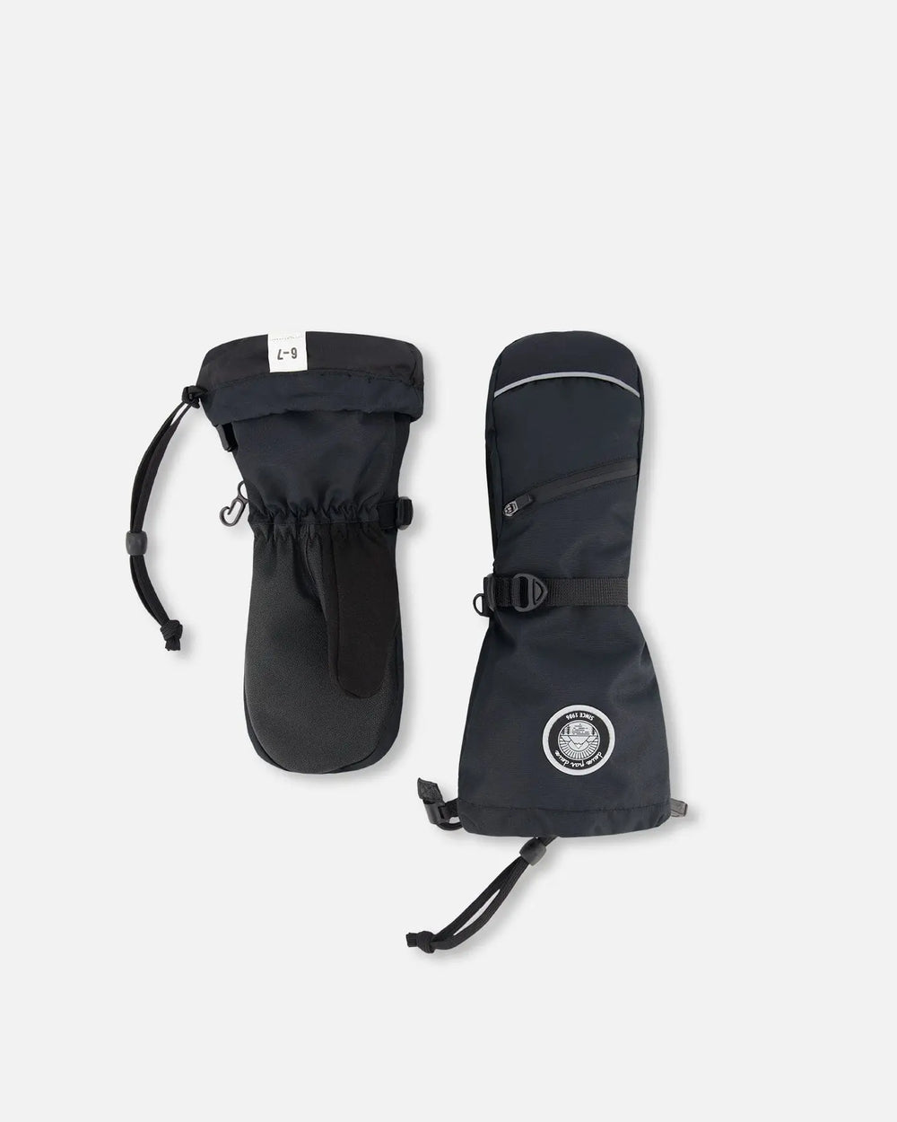 Winter Mittens Teknik Black | Deux par Deux | Jenni Kidz