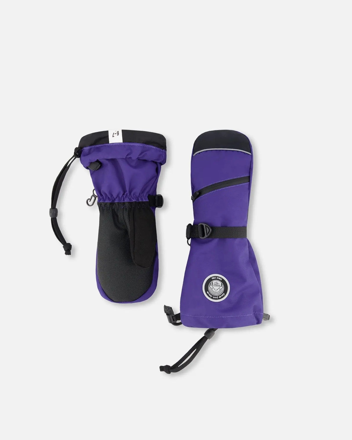 Winter Mittens Teknik Dark Purple | Deux par Deux | Jenni Kidz