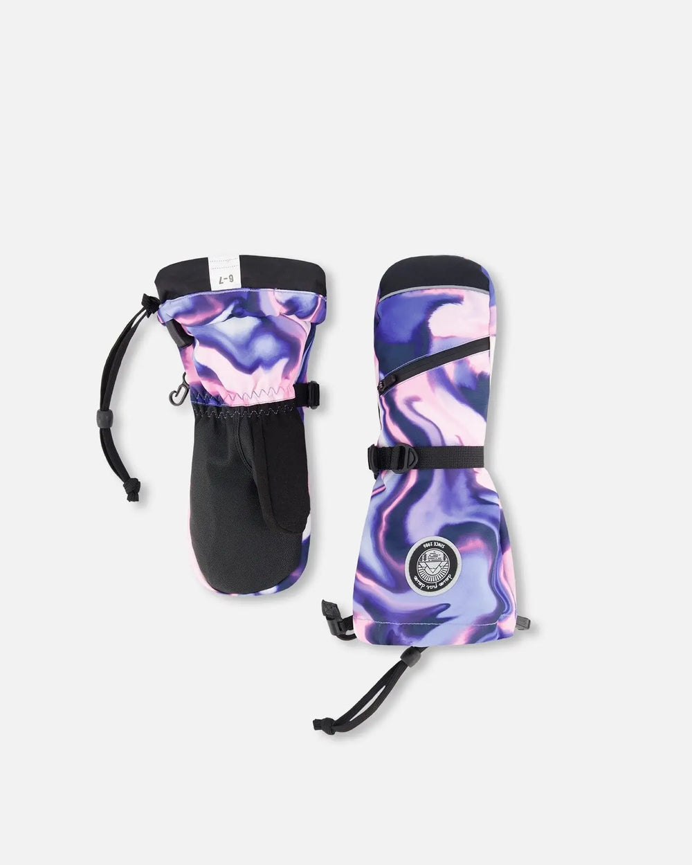 Winter Mittens Teknik Pink And Blue Marble | Deux par Deux | Jenni Kidz