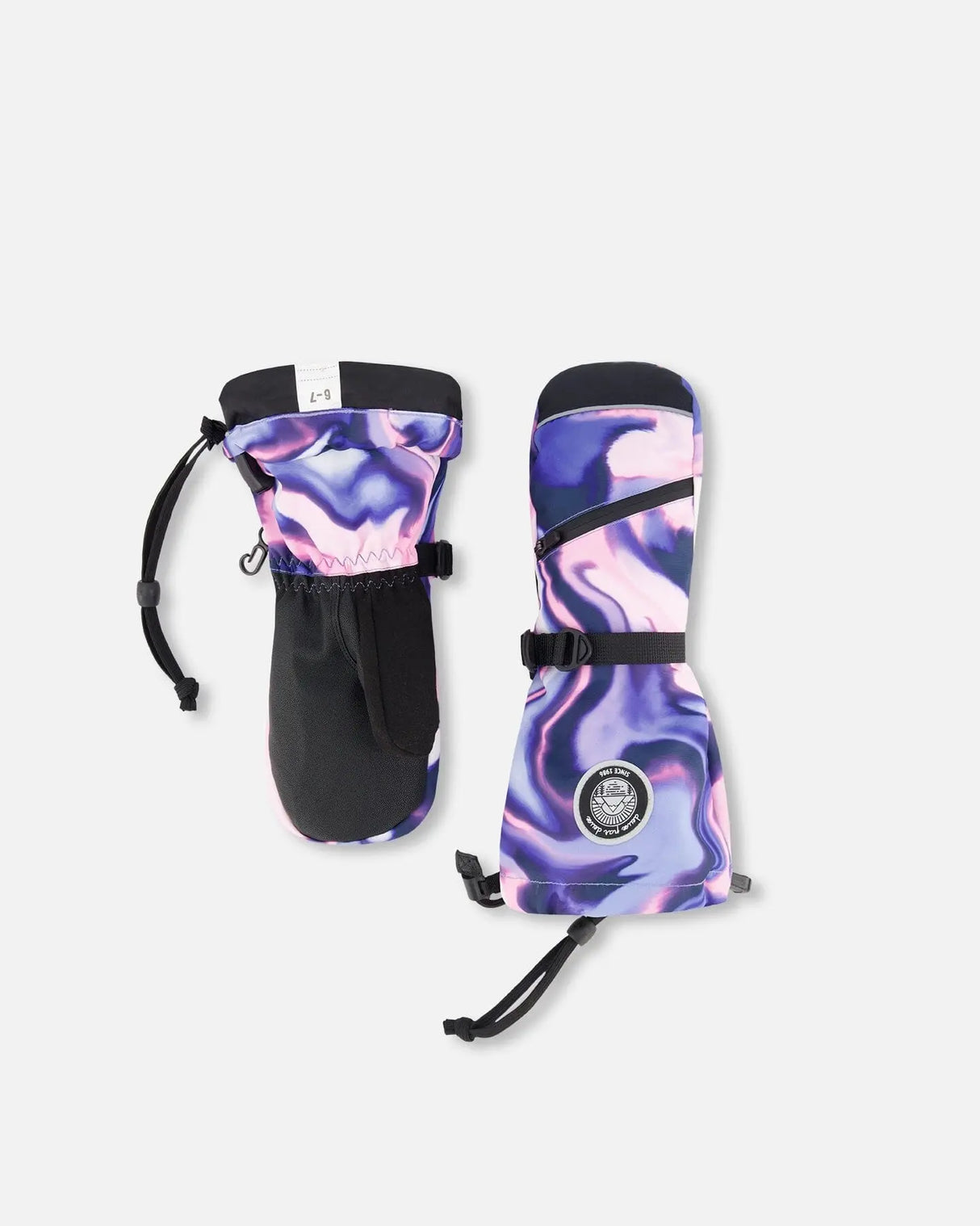 Winter Mittens Teknik Pink And Blue Marble | Deux par Deux | Jenni Kidz