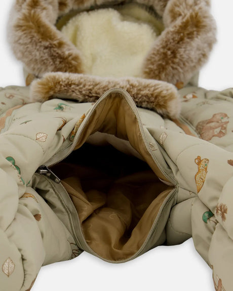 Close-up of the adjustable waist and foldover cuffs for growing babies