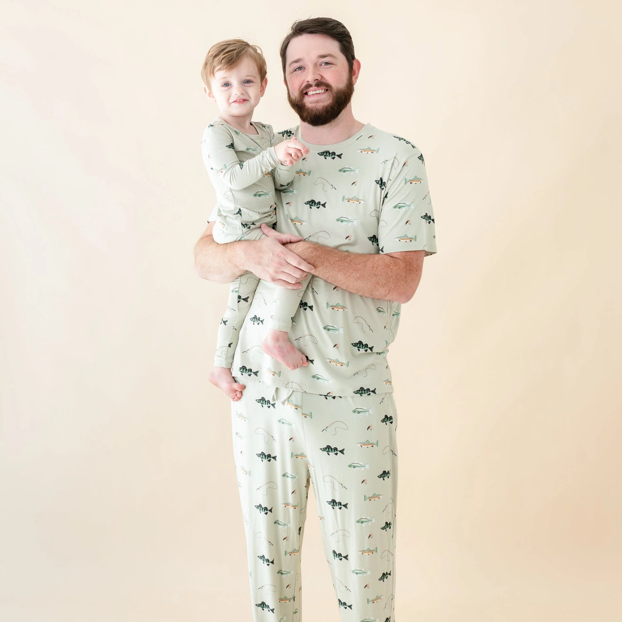 Long Sleeve Pajamas in Fishing | Kyte Baby