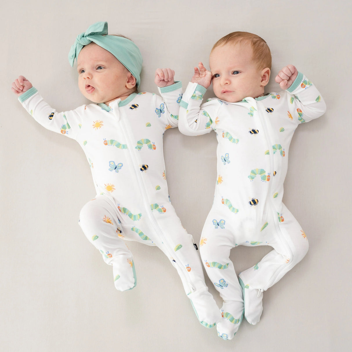 Zippered Footie in The Very Hungry Caterpillar™ and Friends | Kyte Baby