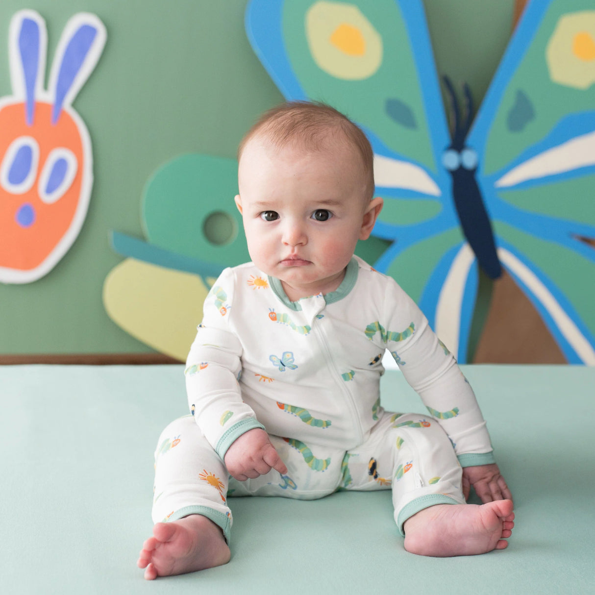 Zippered Romper in The Very Hungry Caterpillar™ and Friends | Kyte Baby