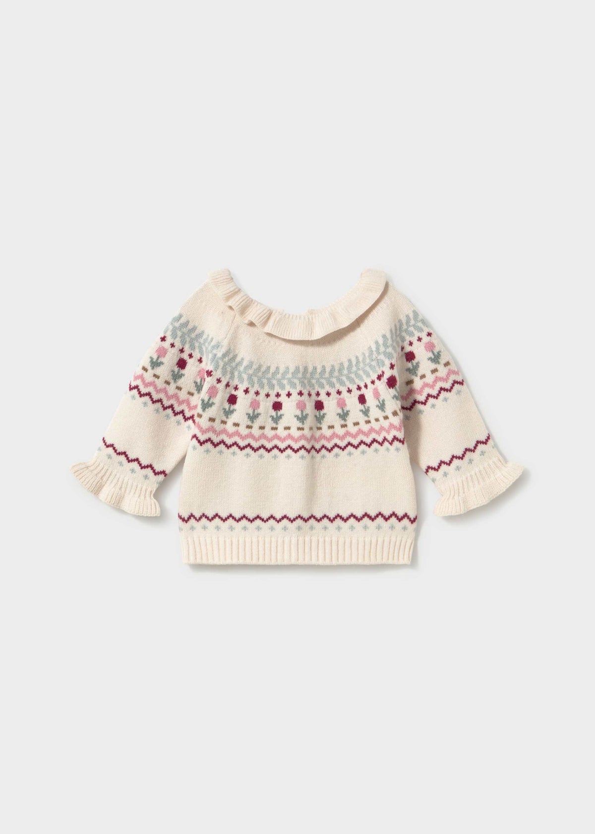Mayoral newborn girls knit sweater style 2366-48 - product photo 1