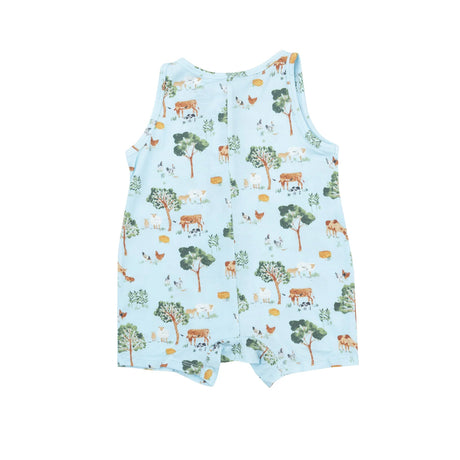 Shortie Romper - Farm Friends | Angel Dear -
