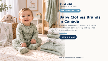 Baby clothing brands in Canada comparison guide for fit fabric construction and care
