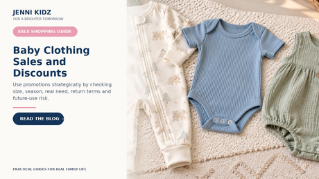 Baby clothing sale guide for size season need returns and future-use planning