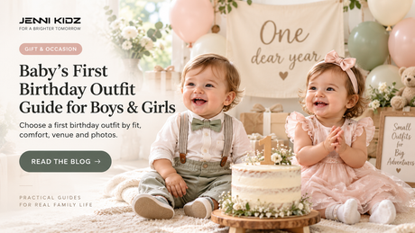 Baby first birthday outfit guide for boys and girls with comfortable photo-ready looks