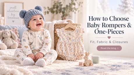 How to choose baby rompers and one-pieces fit fabric and closures