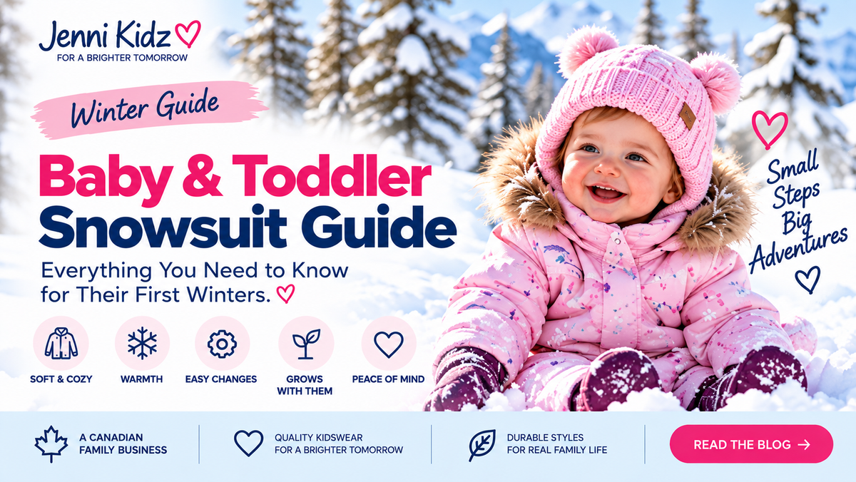 Baby and toddler snowsuit buying guide for fit, warmth and winter use