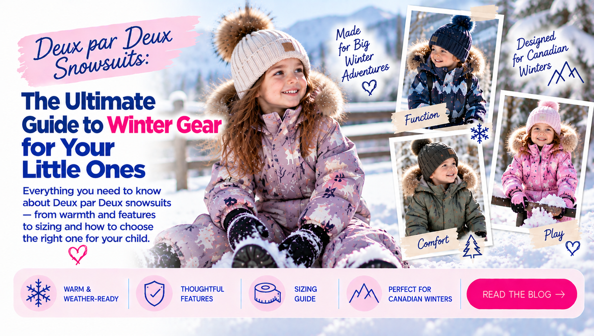 Deux par Deux snowsuit buying guide for one-piece, two-piece, warmth and fit