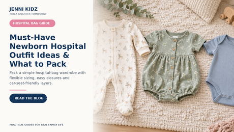 Newborn hospital outfit and packing guide with practical baby clothing essentials