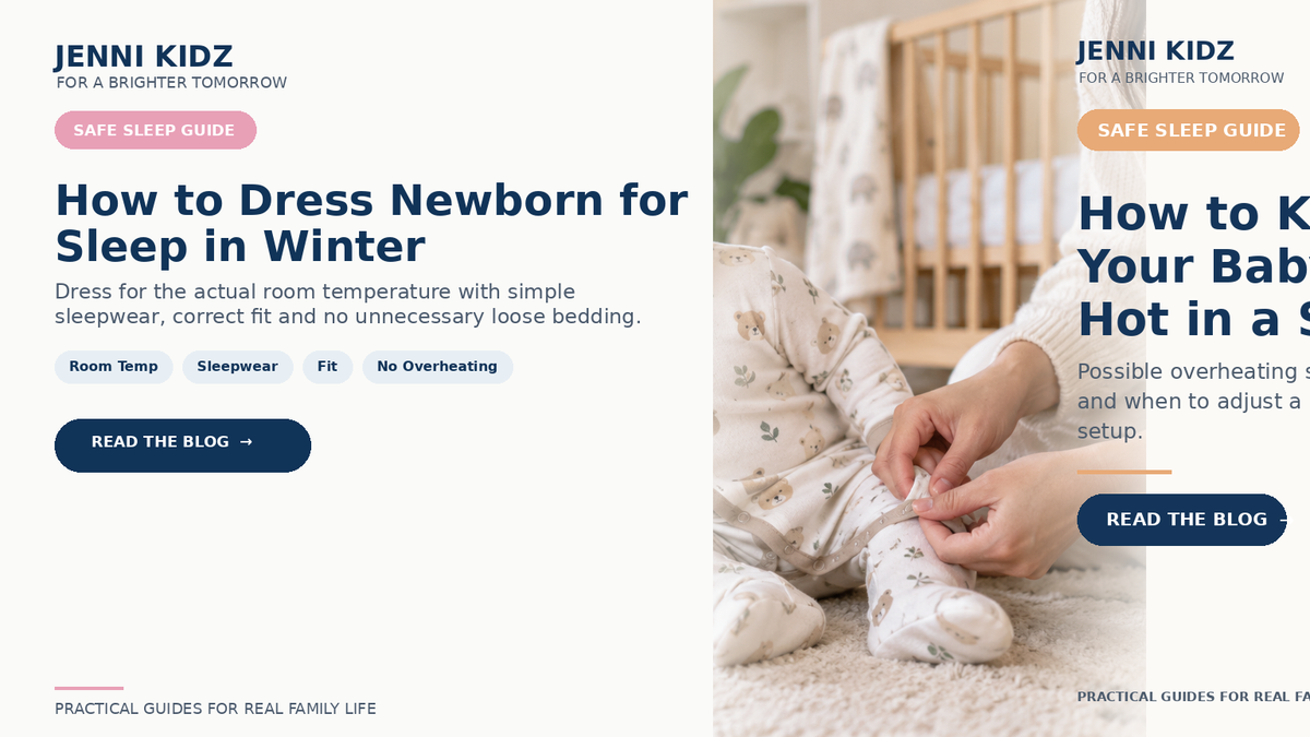 Newborn winter sleepwear guide for room temperature fit and safe sleep layering