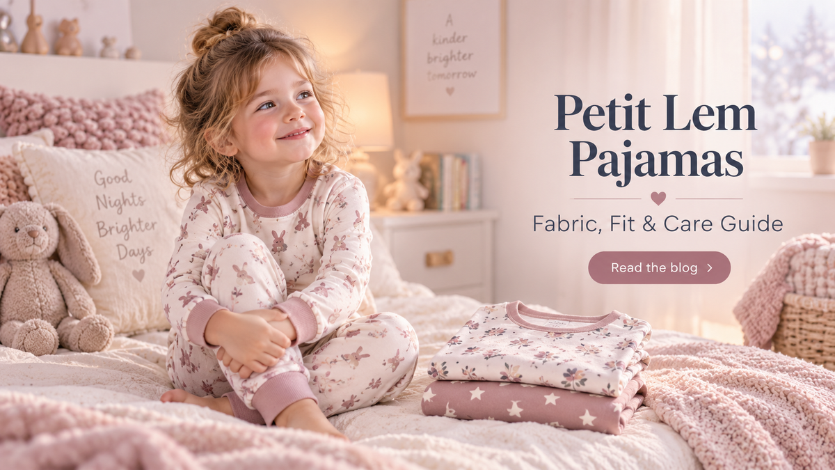 Petit Lem pajamas fabric fit and care guide