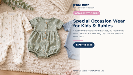 Kids and baby special occasion outfit guide for fit fabric season and comfort