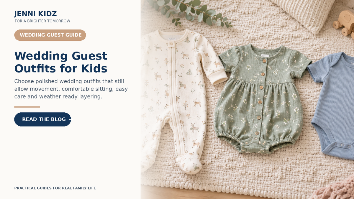Kids wedding guest outfit guide for polished comfortable weather-ready clothing