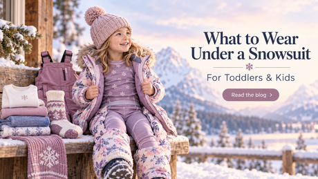 What to wear under a snowsuit for toddlers and kids layering guide