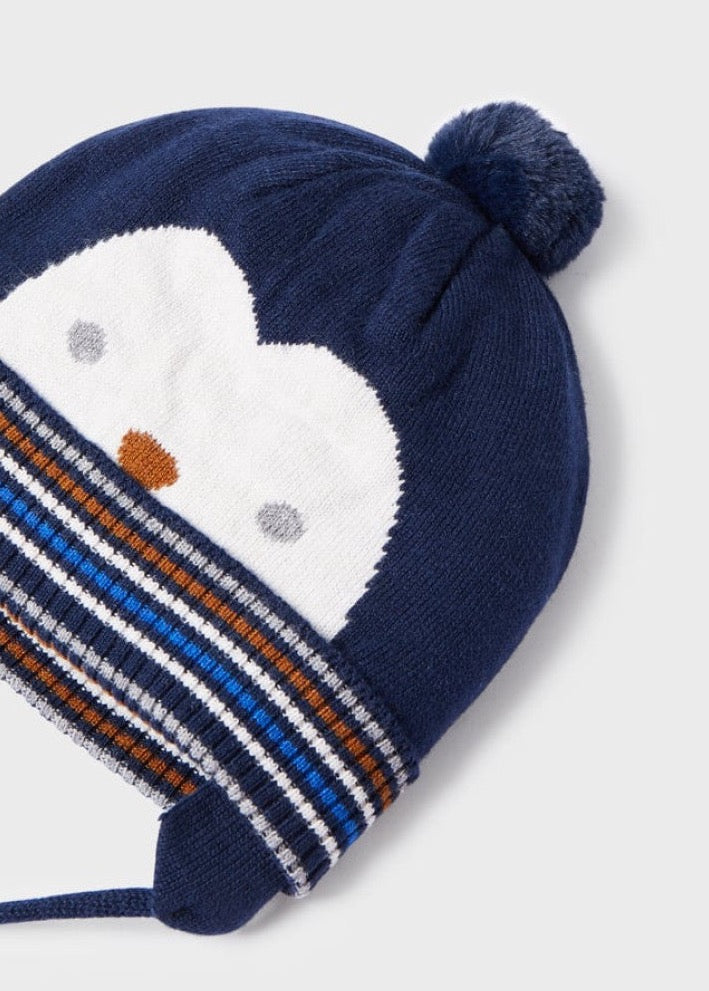 Knit Bobble Hat - Navy Boys | Mayoral - Jenni Kidz