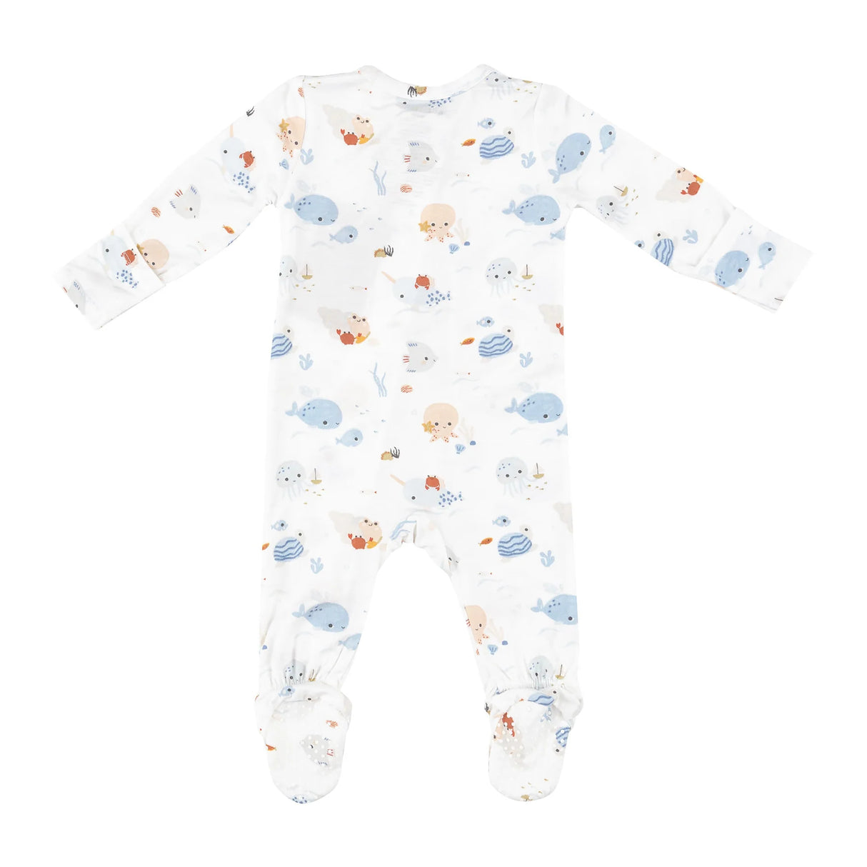 Two Way Zipper Footie - Cute Ocean | Angel Dear - Jenni Kidz