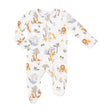 Two Way Zipper Footie - Painted Safari Animals | Angel Dear - Jenni Kidz