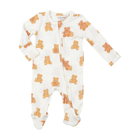 Two Way Zipper Footie - Teddy Bears | Angel Dear - Jenni Kidz 