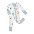 Two Way Zipper Romper - Animal Numbers | Angel Dear - Jenni Kidz